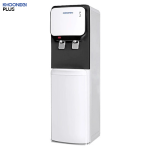 آبسردکن ایستاده گوسونیک مدل gwd-527 رنگ سفید دو شیر یخچال دار