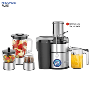 آبمیوه گیری 4 کاره گوسونیک مدل 804 - 1000 وات
