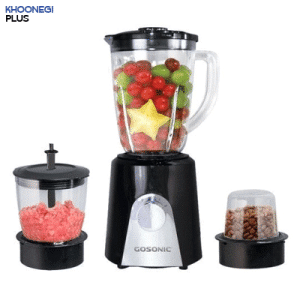 مخلوط کن سه کارره گوسونیک مدل 709 رنگ مشکی